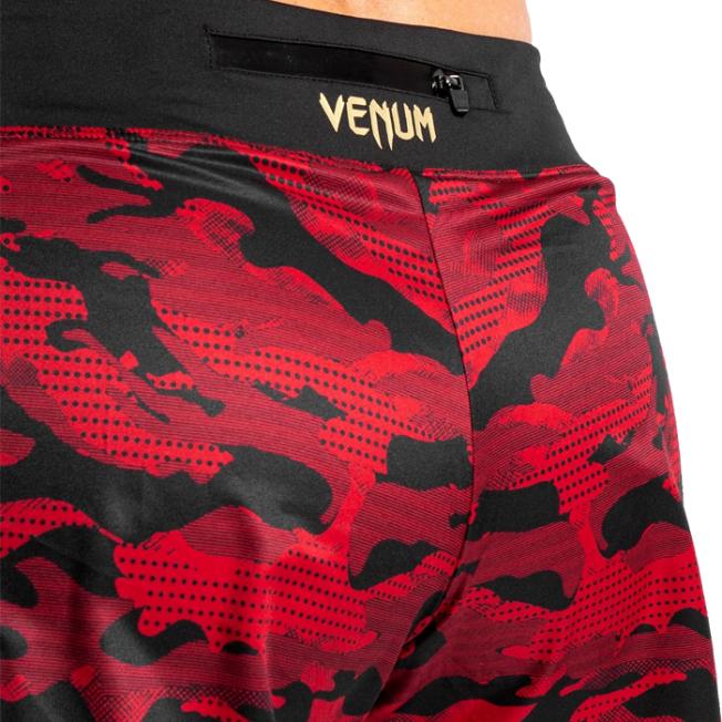 Женские шорты Venum Defender - Black/Red | Фото 4