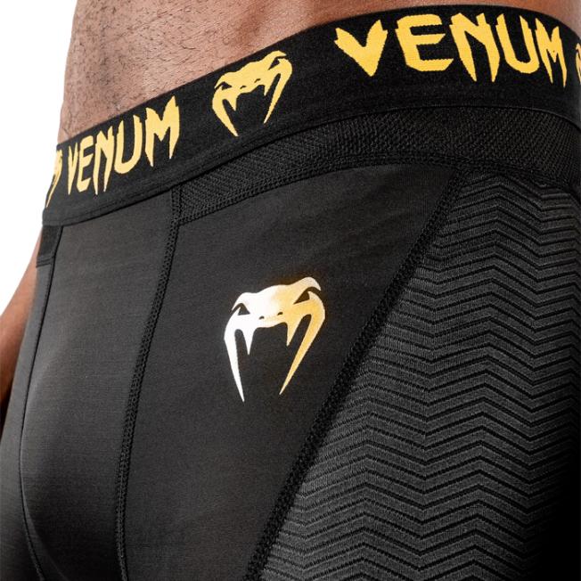 Компрессионные штаны Venum G-Fit - Black/Gold | Фото 5