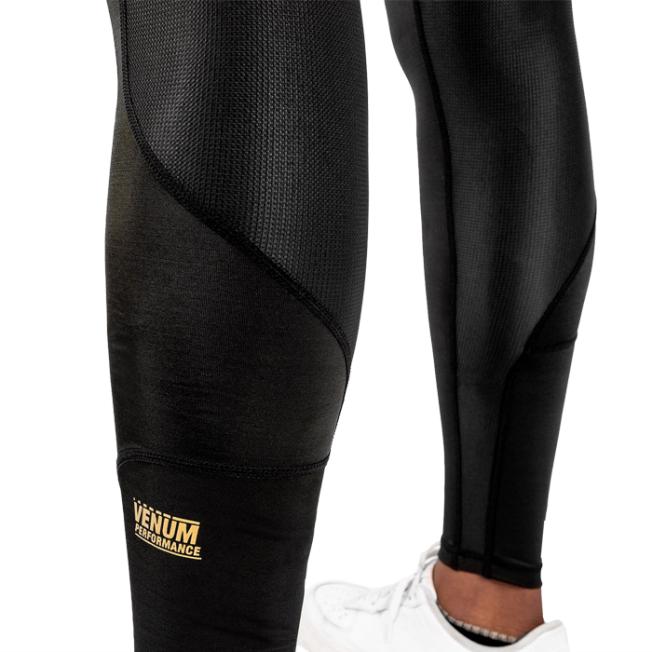 Компрессионные штаны Venum G-Fit - Black/Gold | Фото 6