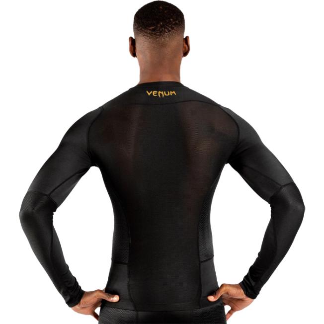 Рашгард Venum G-Fit LS - Black/Gold | Фото 2