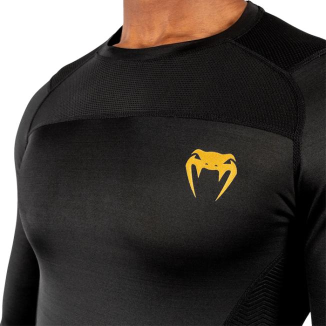 Рашгард Venum G-Fit LS - Black/Gold | Фото 5