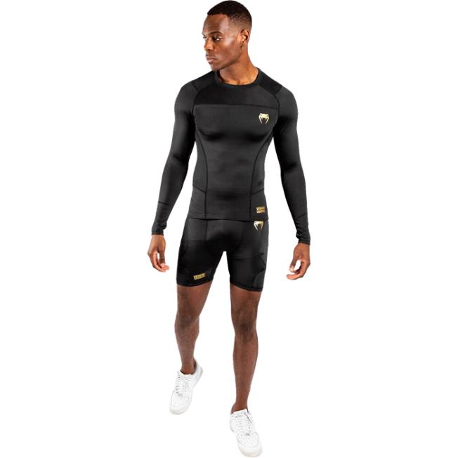 Рашгард Venum G-Fit LS - Black/Gold | Фото 8