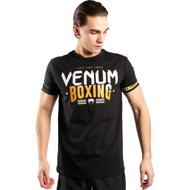 Футболка Venum Boxing Classic 20 - Black/Gold