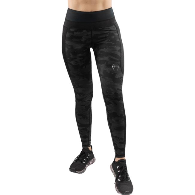 Леггинсы женские Venum Defender Black/Black | Фото 1