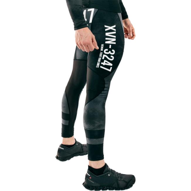 Компрессионные штаны Venum Sky247 - Black/Grey | Фото 4