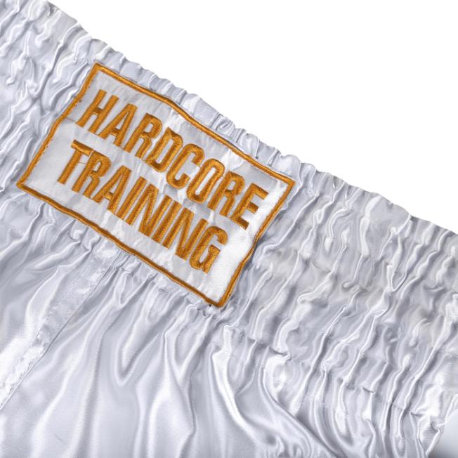 Тайские шорты Hardcore Training Base - White | Фото 4