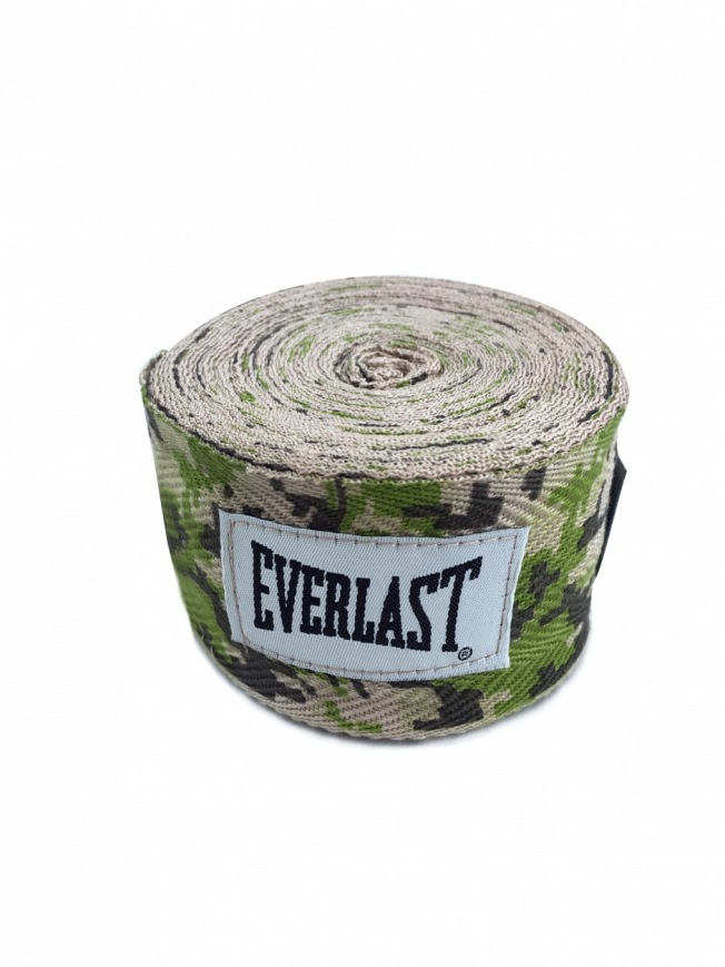 Бинты для бокса Everlast Elastic - Камуфляж (2.5m)