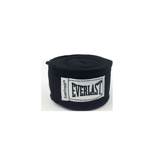 Бинты для бокса Everlast Elastic - Черный (3.5m)