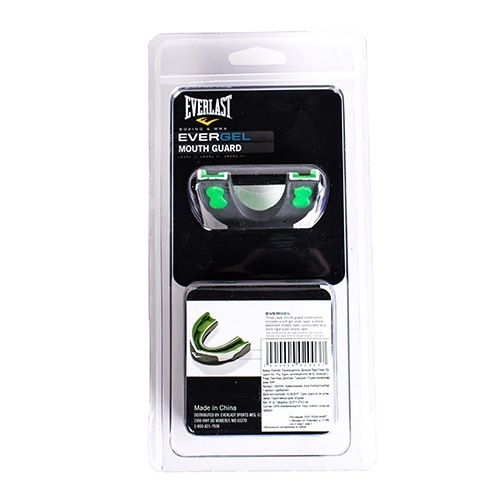 Капа боксерская Everlast EverGel 1-челюстная - Сер/Бел/Зел | Фото 2