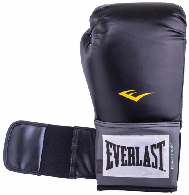 Боксерские перчатки Everlast PU Pro Style Anti-MB - Черный | Фото 1