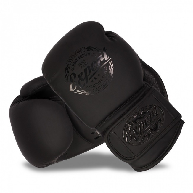 Боксерские перчатки Fight Expert BGS Matte - Black