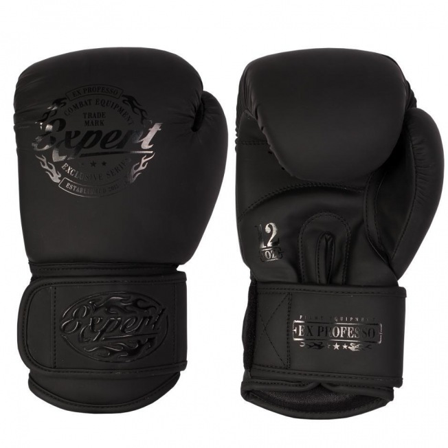 Боксерские перчатки Fight Expert BGS Matte - Black | Фото 1