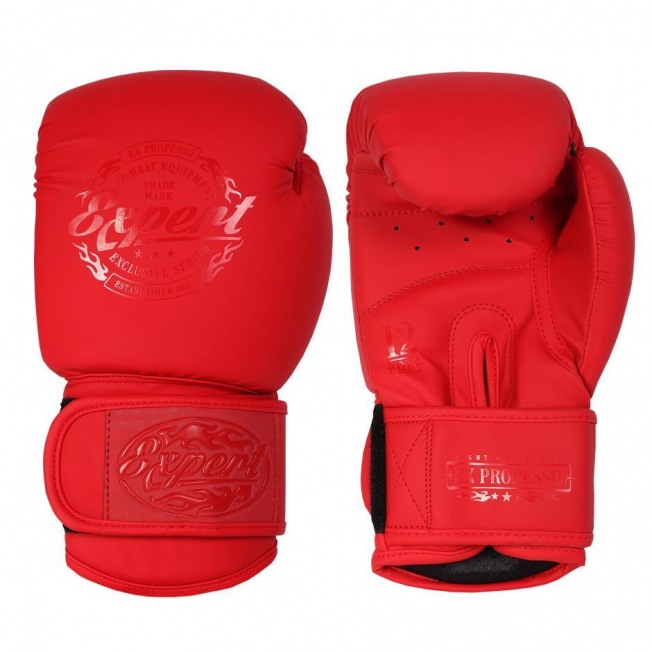 Боксерские перчатки Fight Expert BGS Matte - Red | Фото 1