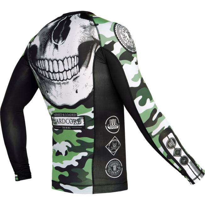 Рашгард Hardcore Training Fear Zone Green Camo | Фото 3