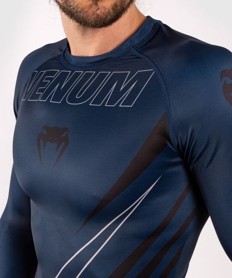 Рашгард Venum Contender 5.0 LS - Navy/Sand | Фото 5