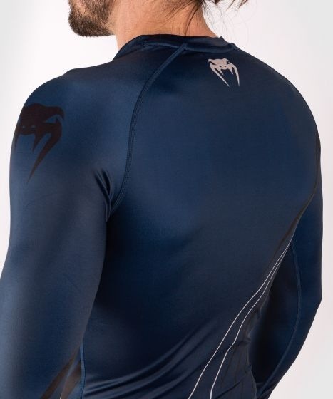 Рашгард Venum Contender 5.0 LS - Navy/Sand | Фото 7