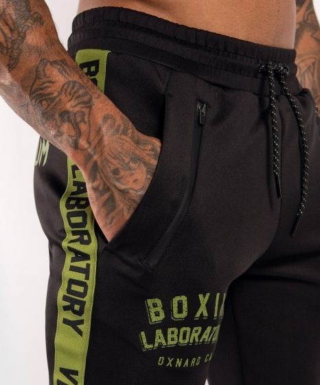 Спортивные штаны Venum Boxing Lab - Black/Green | Фото 6