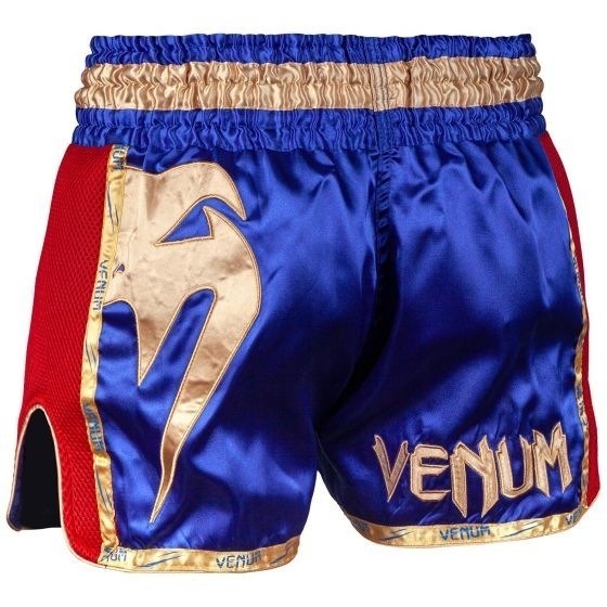 Тайские шорты Venum Giant - Navy/Gold | Фото 2