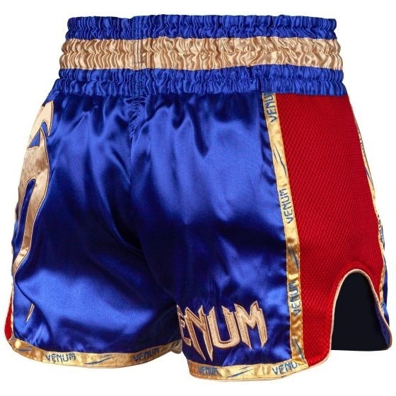 Тайские шорты Venum Giant - Navy/Gold | Фото 3