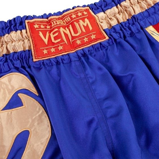 Тайские шорты Venum Giant - Navy/Gold | Фото 4