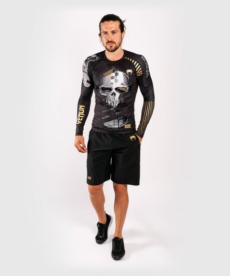 Рашгард Venum Skull LS - Black | Фото 9