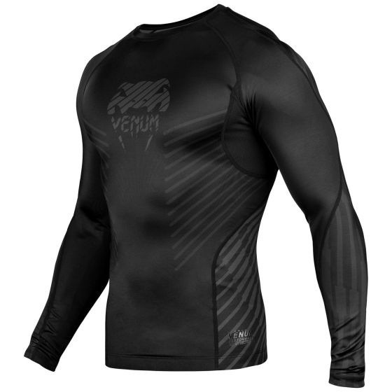 Рашгард Venum Plasma LS - Black/Black | Фото 1