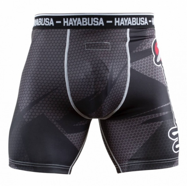 Шорты Компрессионные Hayabusa Metaru 47 Silver - Black | Фото 1