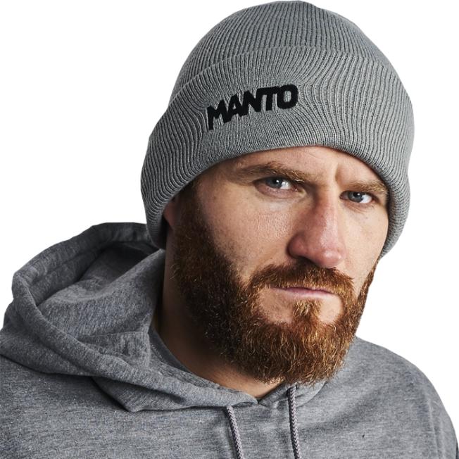 Зимняя шапка Manto Logotype 21 - Gray