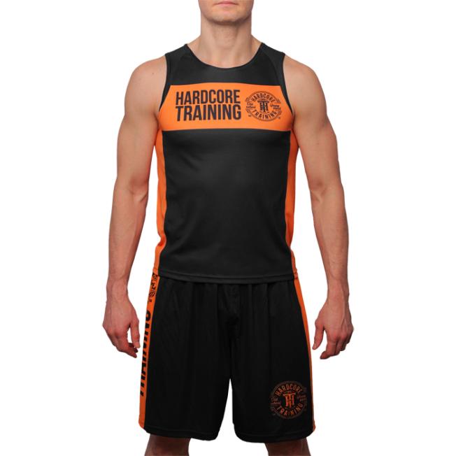 Боксерская майка Hardcore Training Black/Orange | Фото 3