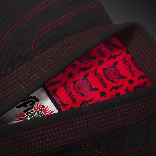 Кимоно для BJJ Flamma Inferno - Black | Фото 10