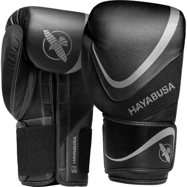 Боксерские перчатки Hayabusa H5 - Black/Grey