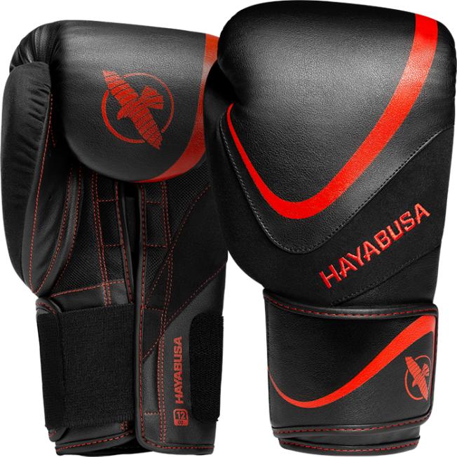 Боксерские перчатки Hayabusa H5 - Black/Red
