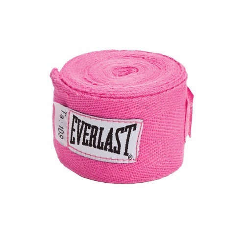 Бинты для бокса Everlast - Розовый (2.75m)