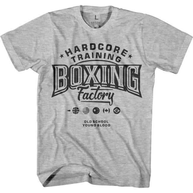 Футболка Hardcore Training Boxing Factory 2 - Grey