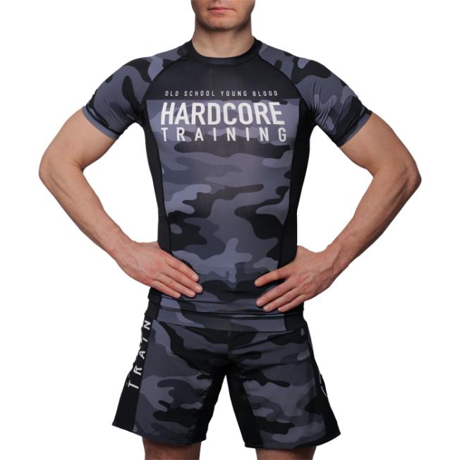 Рашгард Hardcore Training Night Camo 2 SS | Фото 2