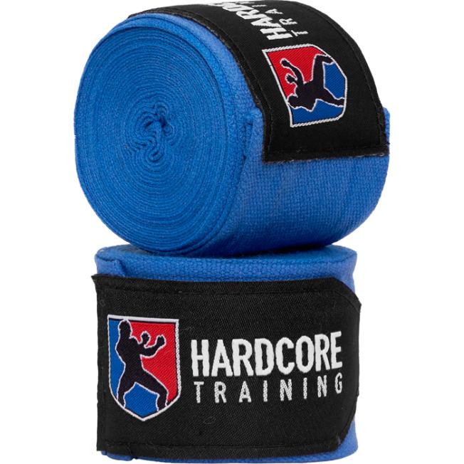 Боксерские бинты Hardcore Training Superior - Blue (4m)