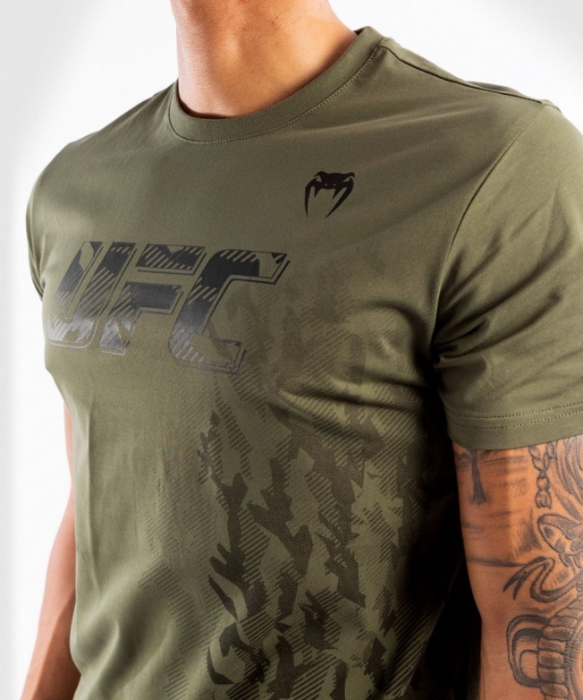 Футболка UFC Venum Fight Week - Khaki | Фото 3