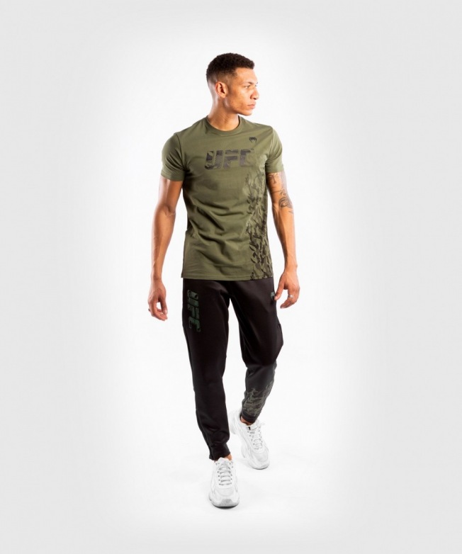 Футболка UFC Venum Fight Week - Khaki | Фото 4