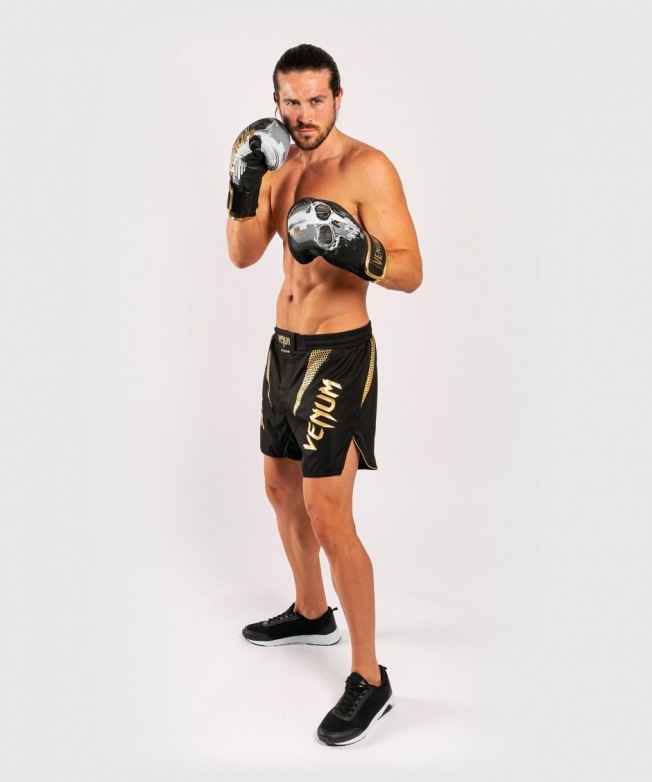 Шорты ММА Venum x ONE FC - Black/Gold | Фото 8