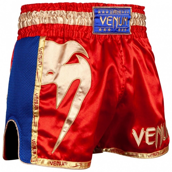 Тайские шорты Venum Giant - Red/Gold