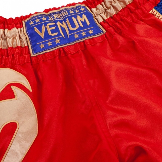 Тайские шорты Venum Giant - Red/Gold | Фото 4
