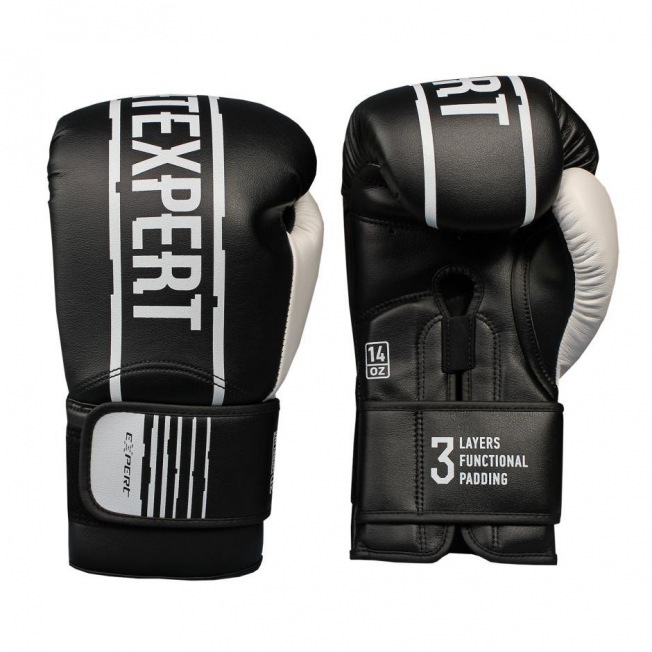 Боксерские перчатки Fight Expert Boxing 3L - Black | Фото 1