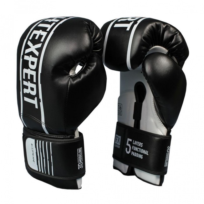 Боксерские перчатки Fight Expert Boxing 5L - Black | Фото 3