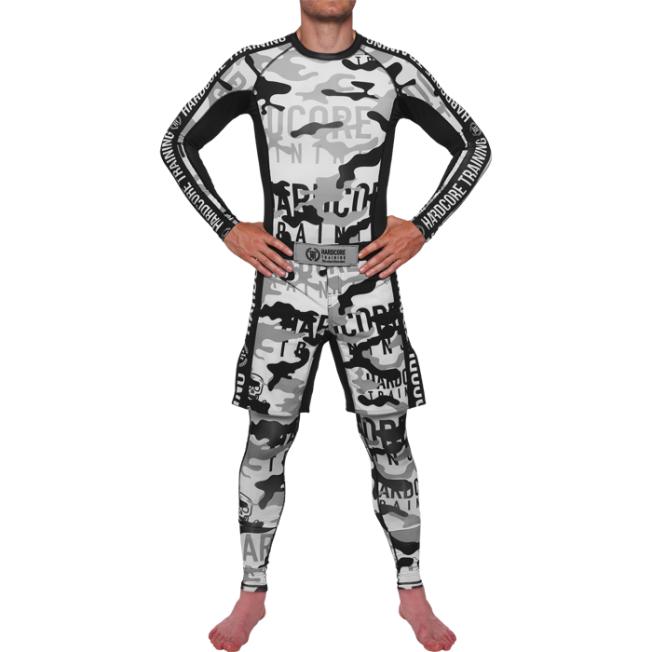 Рашгард Hardcore Training Camo 2.1 LS - Grey | Фото 4