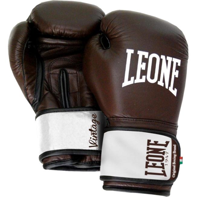 Боксерские перчатки Leone Vintage - Brown