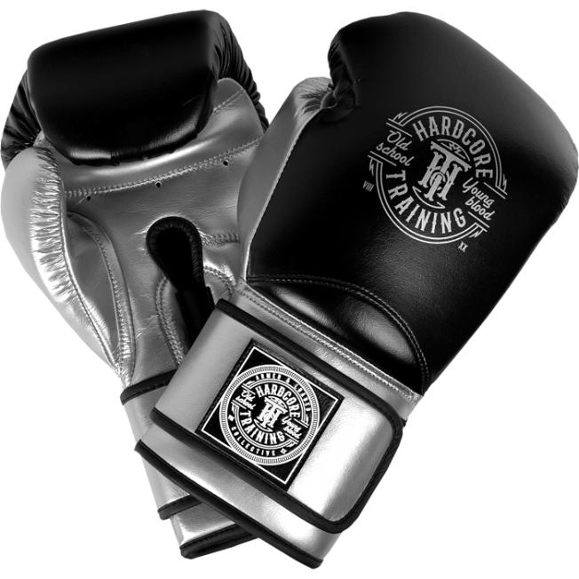 Боксерские перчатки Hardcore Training HardLea - Black/Silver
