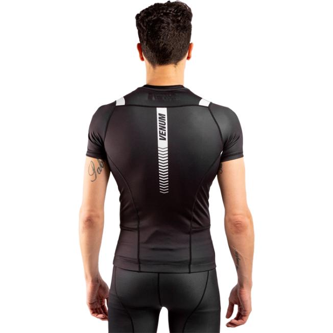 Рашгард Venum NoGi 3.0 SS - Black/White | Фото 2