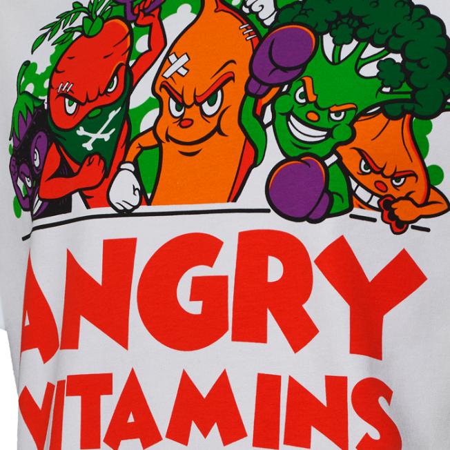 Футболка Hardcore Training Angry Vitamins White Oversized Fit | Фото 3