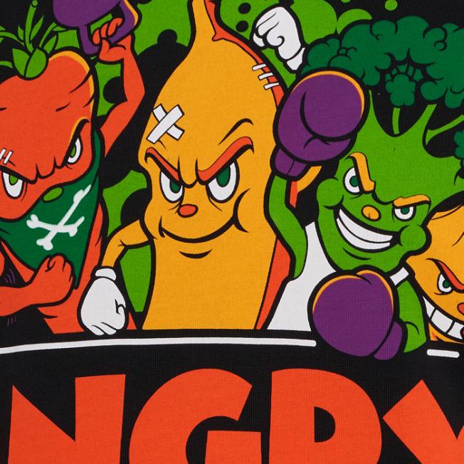 Футболка Hardcore Training Angry Vitamins Black Oversized Fit | Фото 4