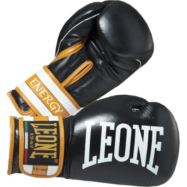 Боксерские перчатки Leone Energy - Black